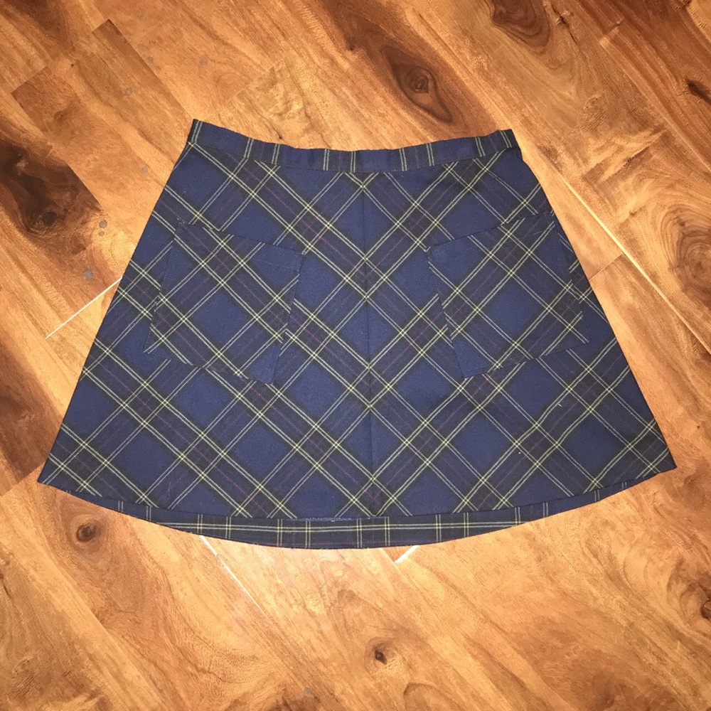 UO PLAID SKIRT